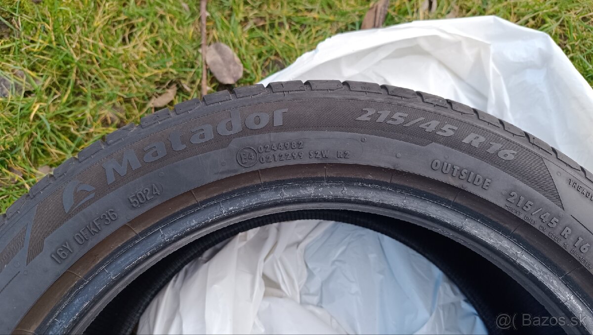 Pneumatiky letné Matador 215/45 R16 - 5