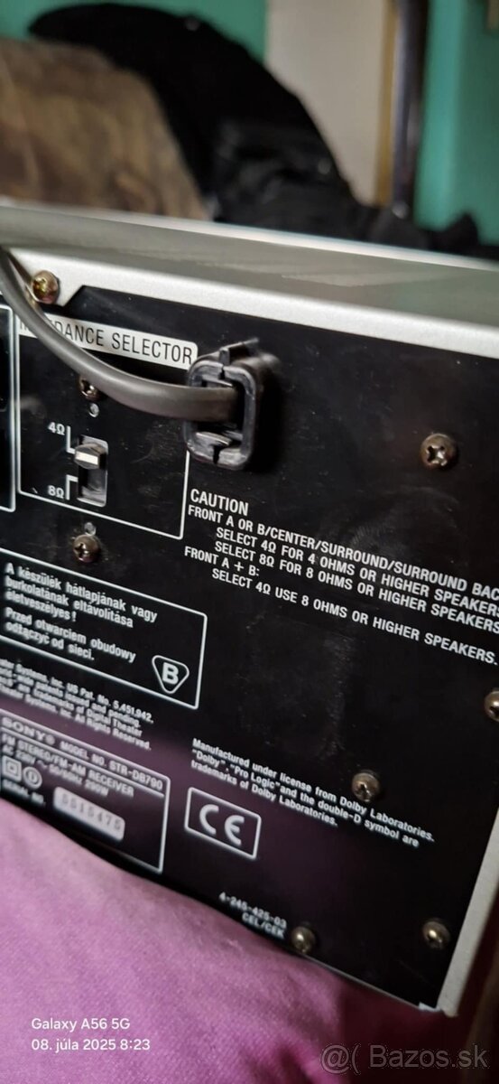 Predám receiver SONY STR-DB790 - 5