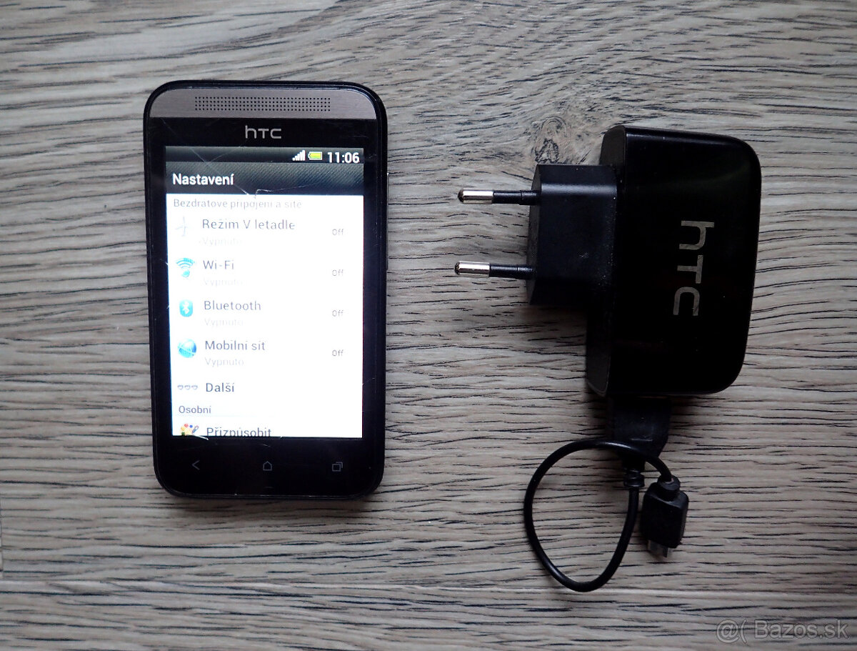 Predám smartfon HTC DESIRE-200 s nabíjačkou - 5