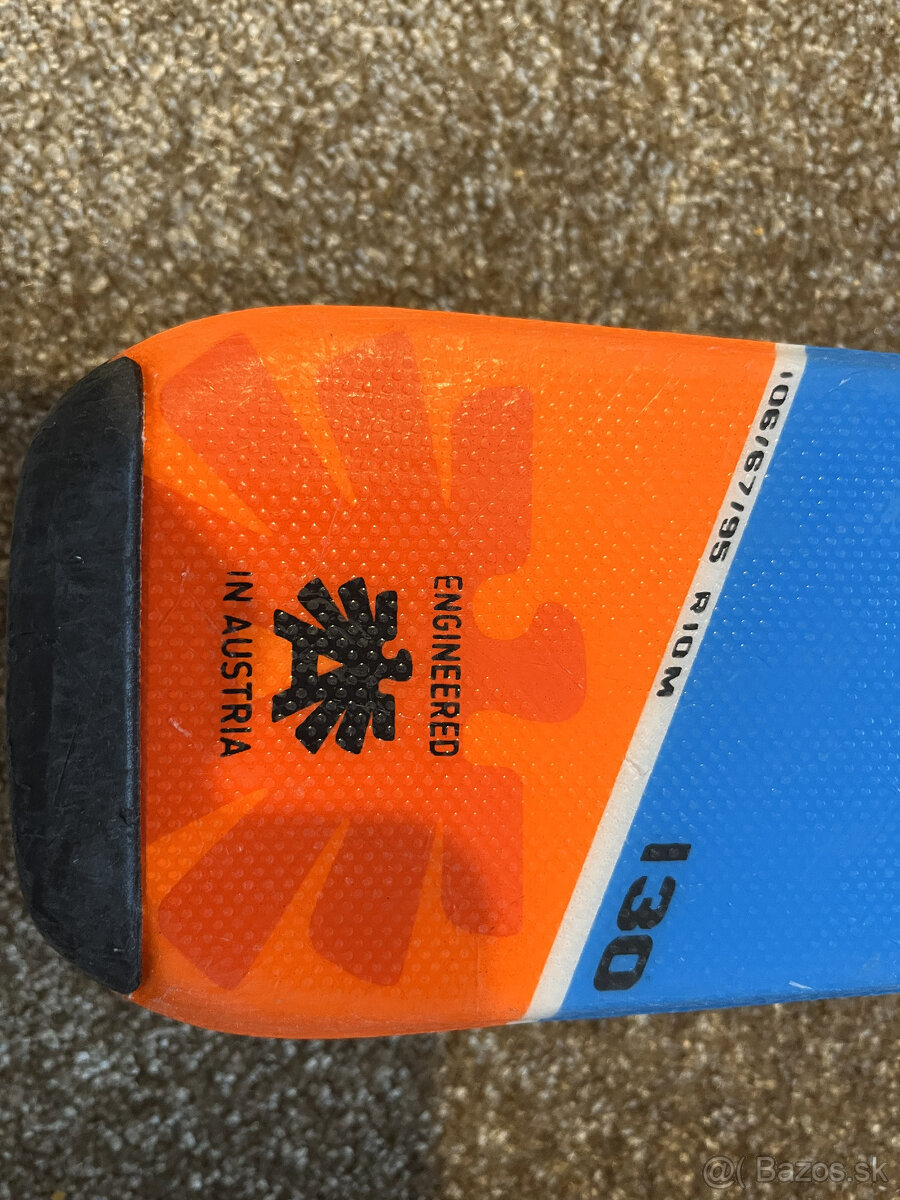 Lyže Blizzard 130cm, lyźiarky lange, paličky - 5