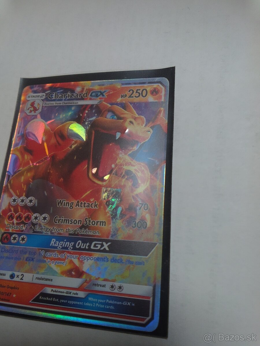 Pkémon karta CHarizardGX - 5