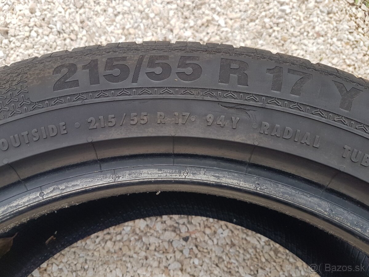 215/55 r17 letné pneumatiky 2ks Barum - 5