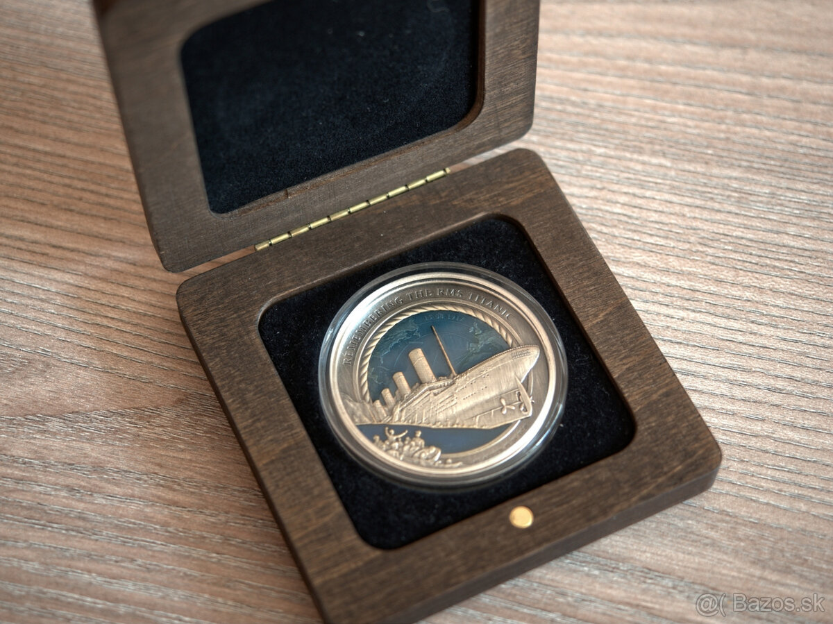 strieborna minca Remembering the RMS Titanic 3 Oz - 5