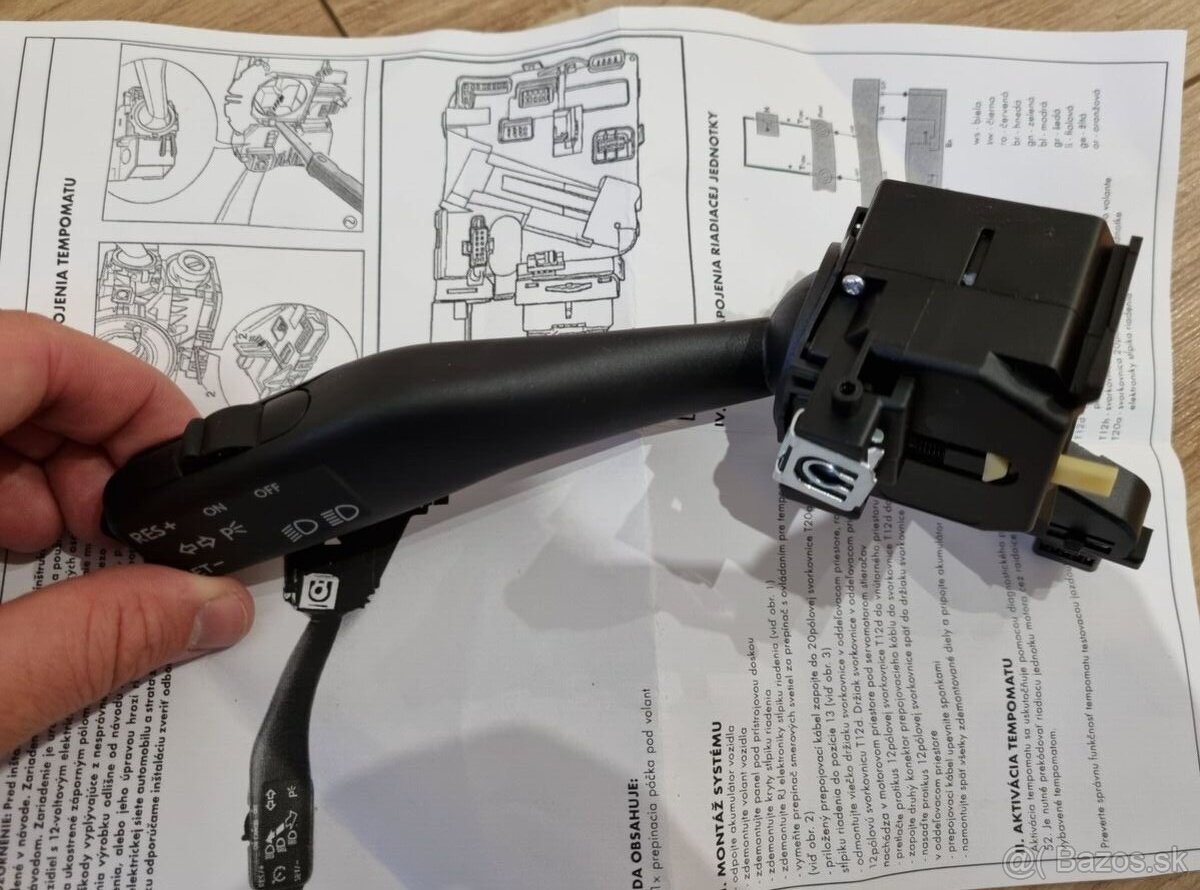 Páčka TEMPOMATu OCTAVIA SUPERB YETI GOLF PASSAT - 5