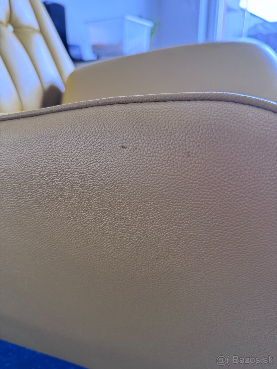 Dizajnové kožené kreslo - 5