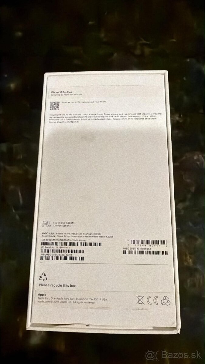 Predám iphone 16 pro max 256gb - 5