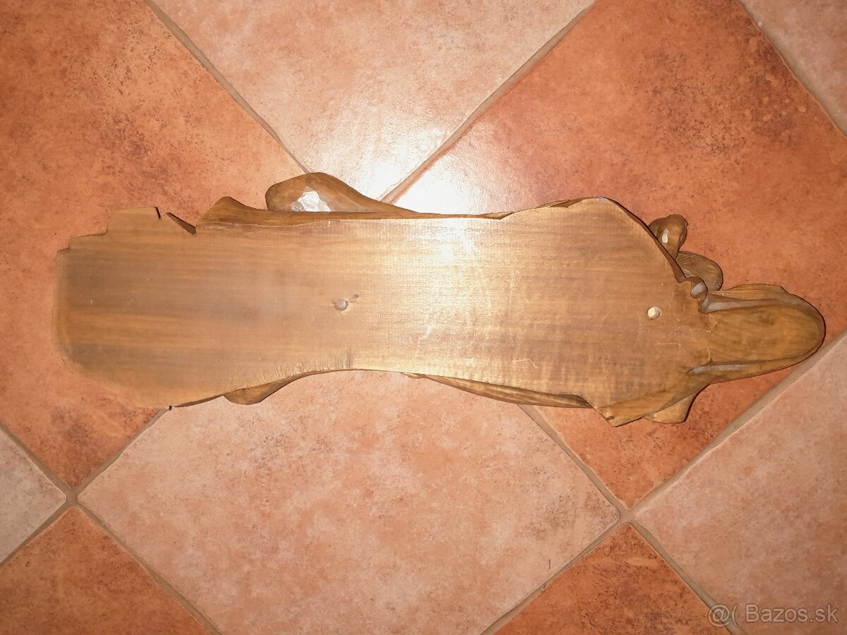 Sv. Marie soška – socha - dřevo (925G) - 5