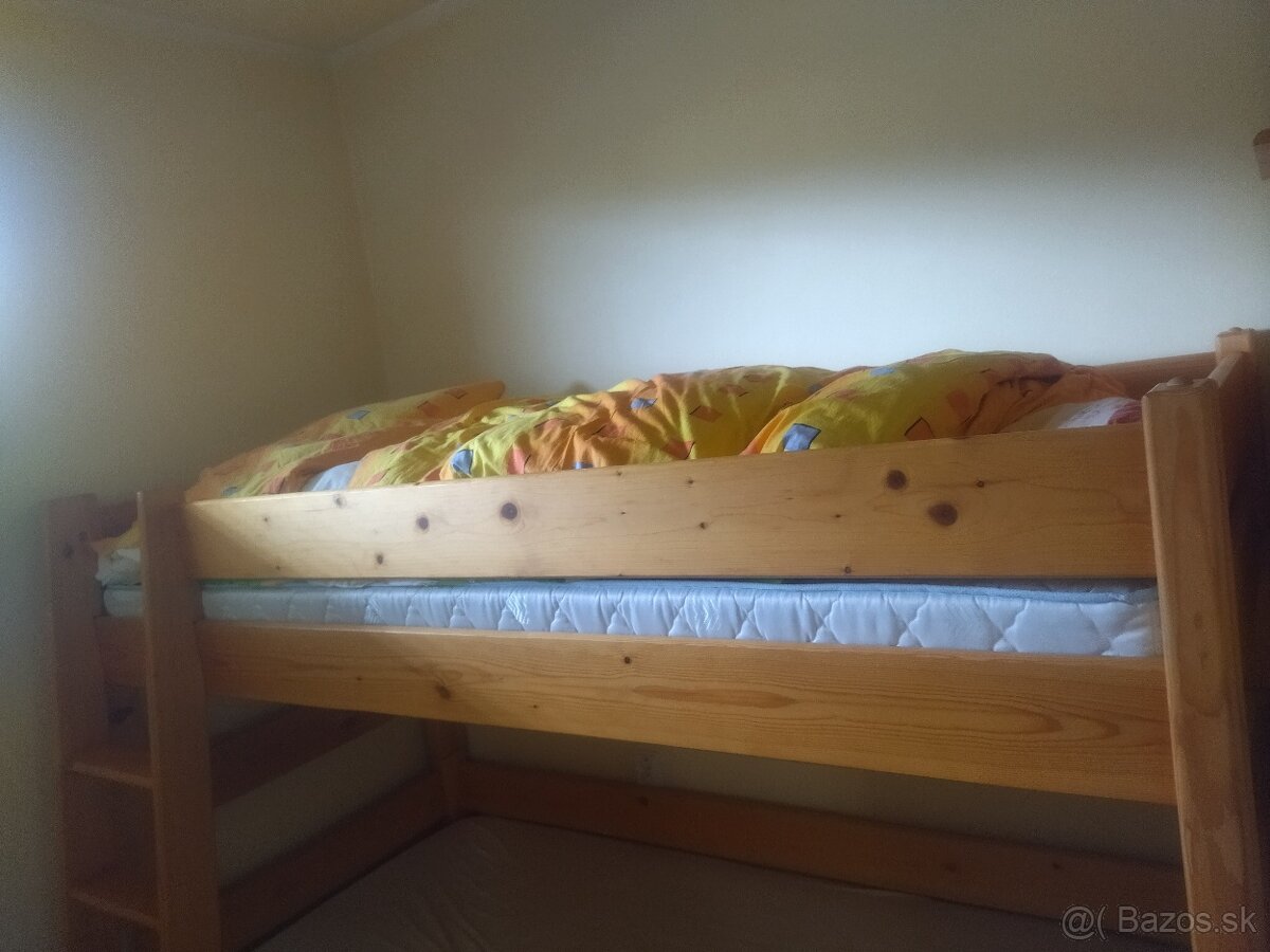 Drevená poschodová posteľ - 5
