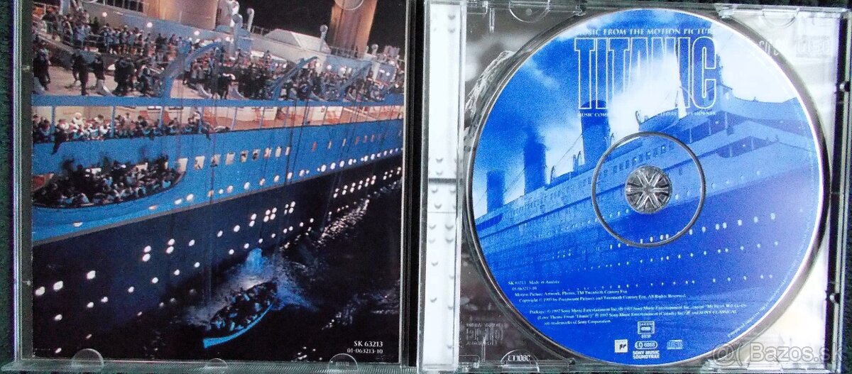 Predám CD súvisiace s filmom TITANIC - 5