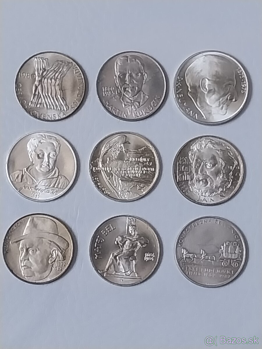 Československe strieborne mince - 5