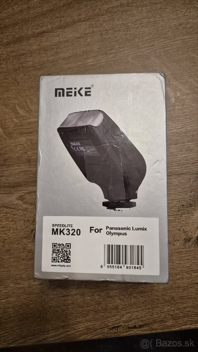 Blesk Meike MK320 Panasonic Lumix/Olympus - 5