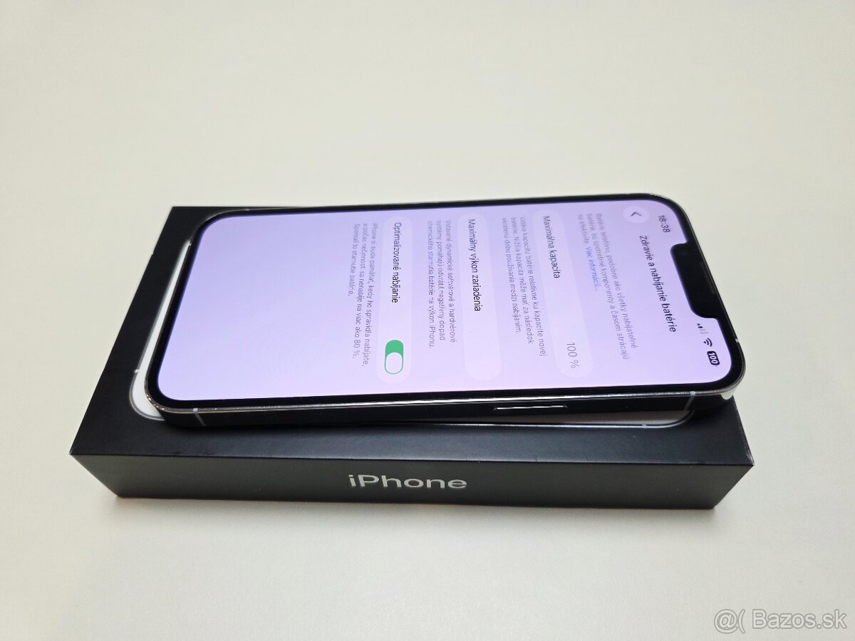 Apple iPhone 13 PRO 128GB SILVER,BATERKA 100% - 5