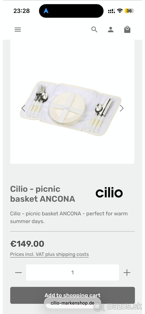 Piknikový kôš Cilio Ancona - 5