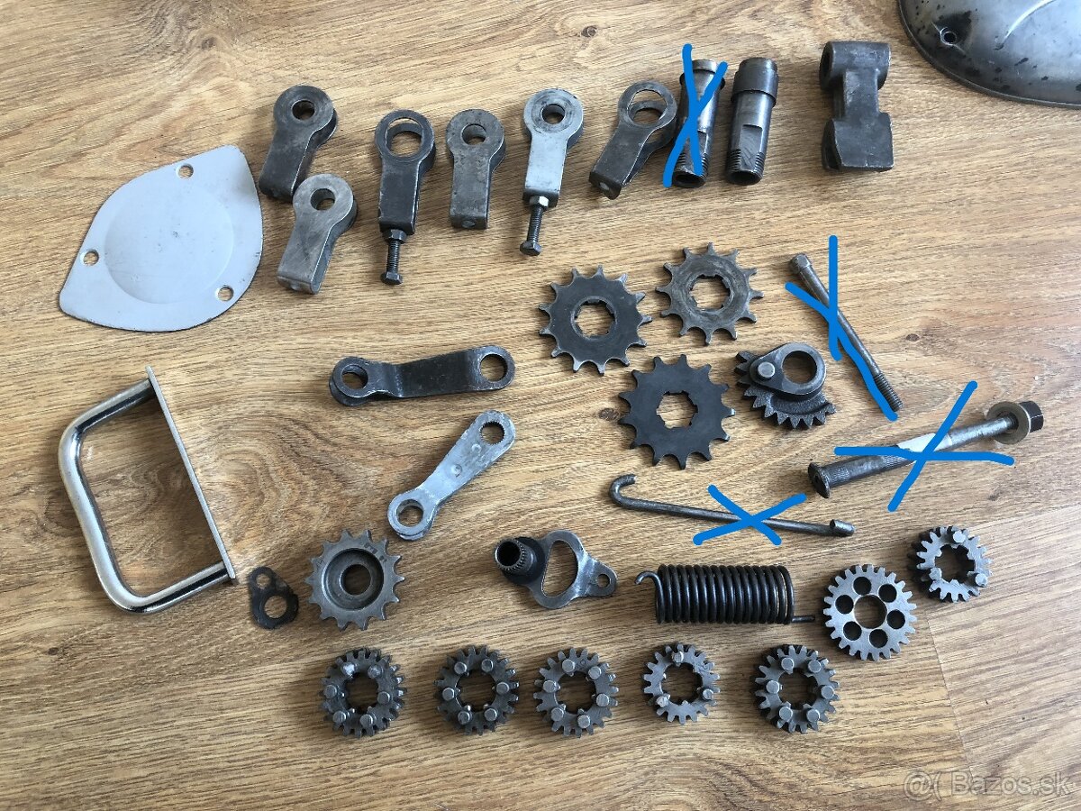 Predám náhradné diely na jawa 50 typ 20 21 a 23 - 5