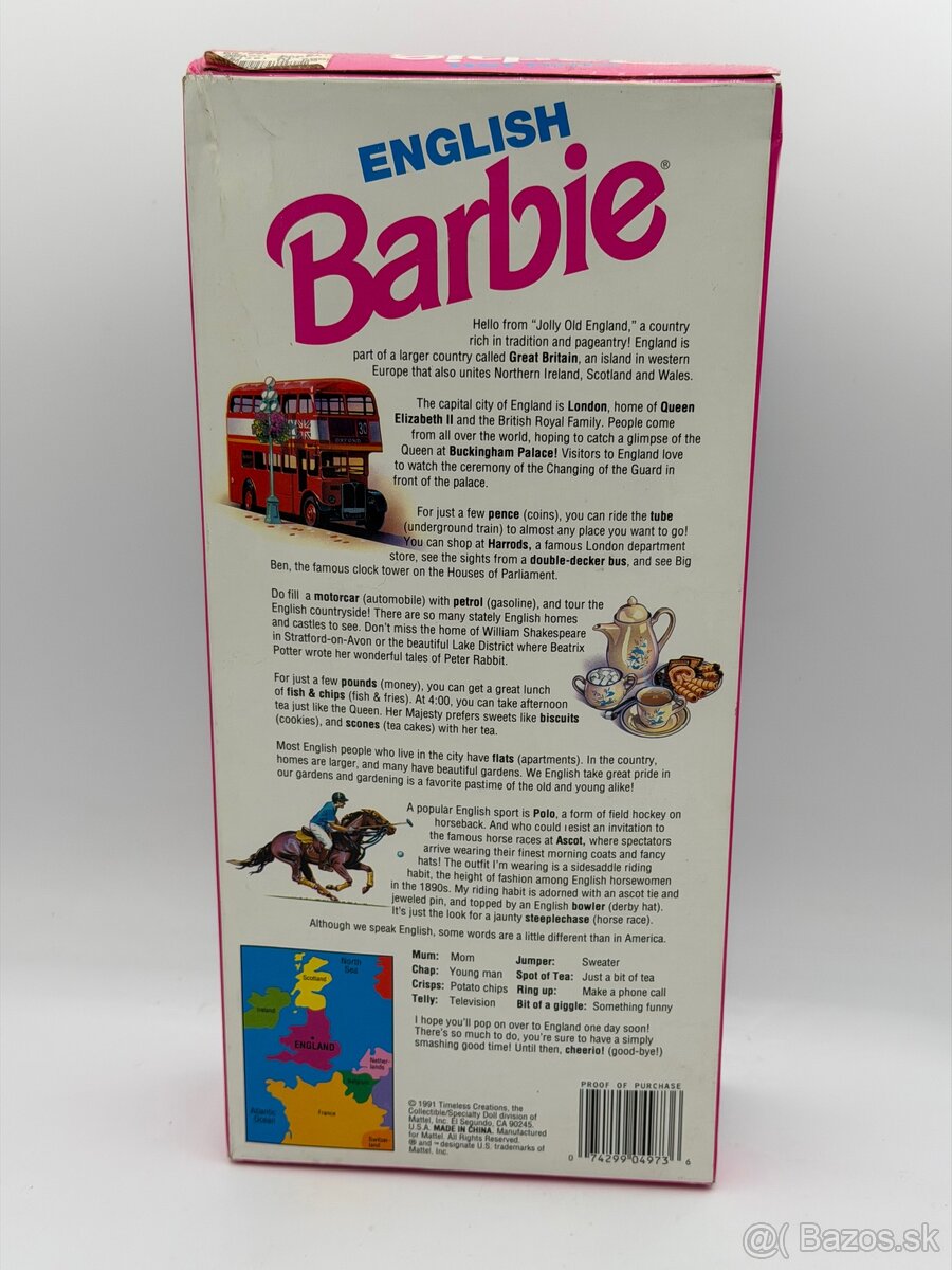 Barbie English (1991) – Dolls of the World - 5