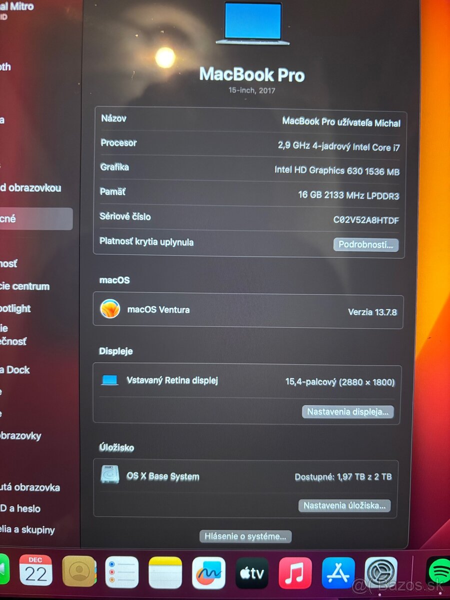 MacBook pro 2017 - 5