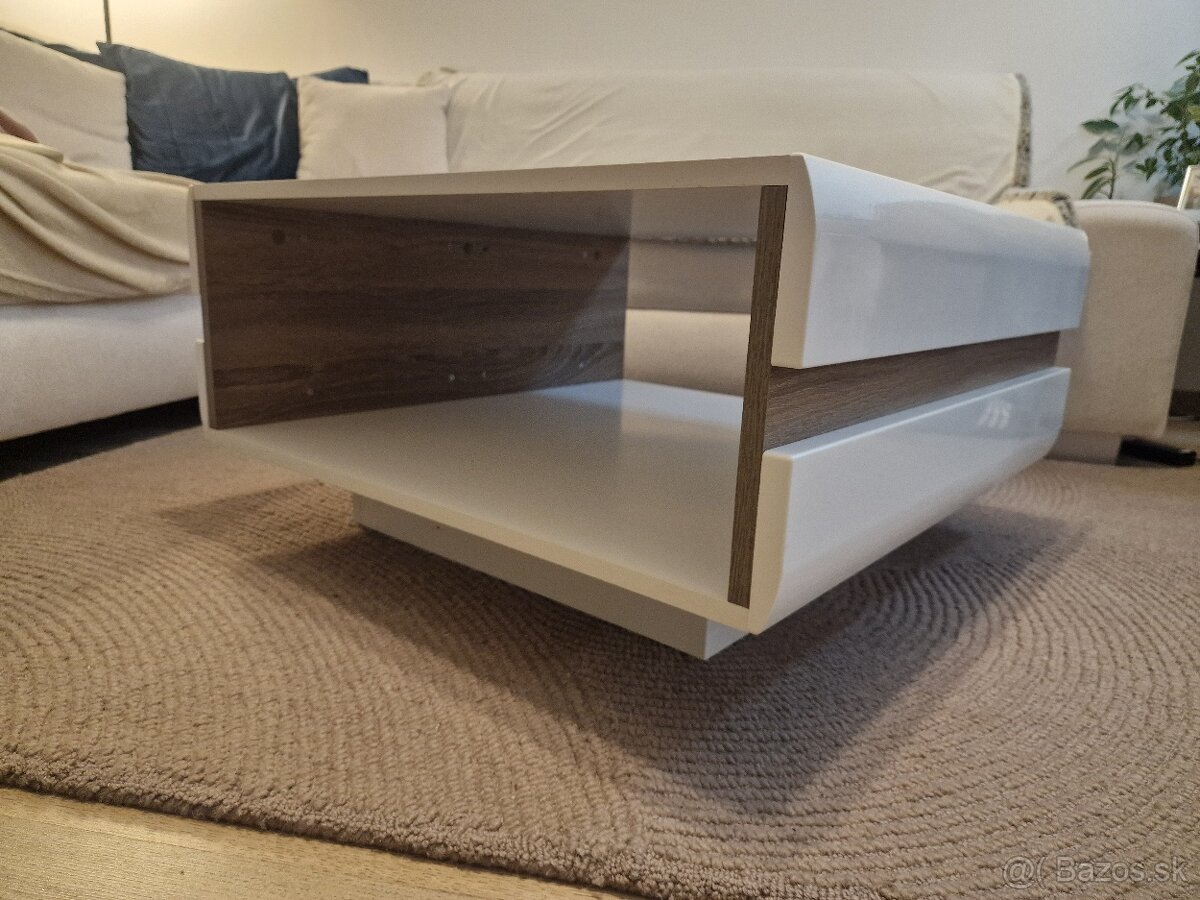 Konferencny stolik biely - 5