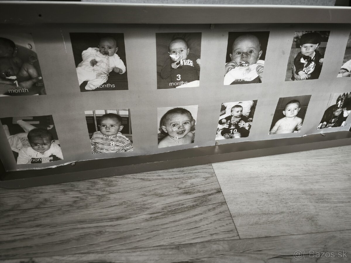 Ramiky na detske foto 2ks Baby Art – „Môj prvý rok“ - 5