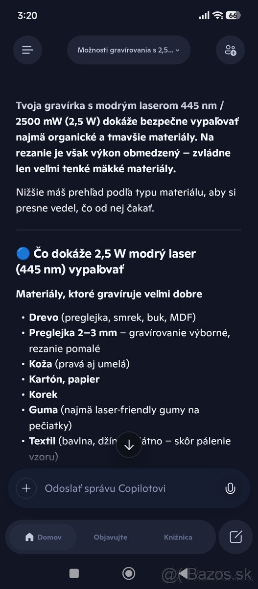 Laserová gravirka CNC- 2,5w - 5