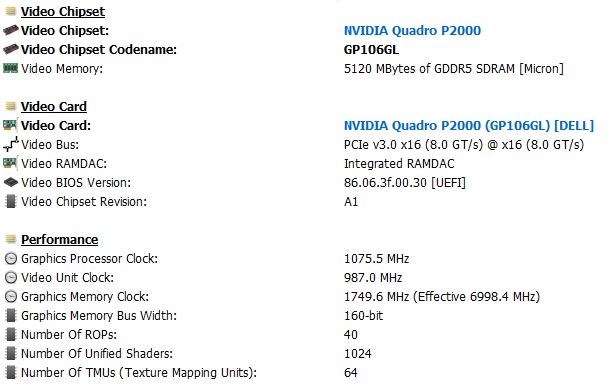 VGA nVidia Quadro P2000 - 5