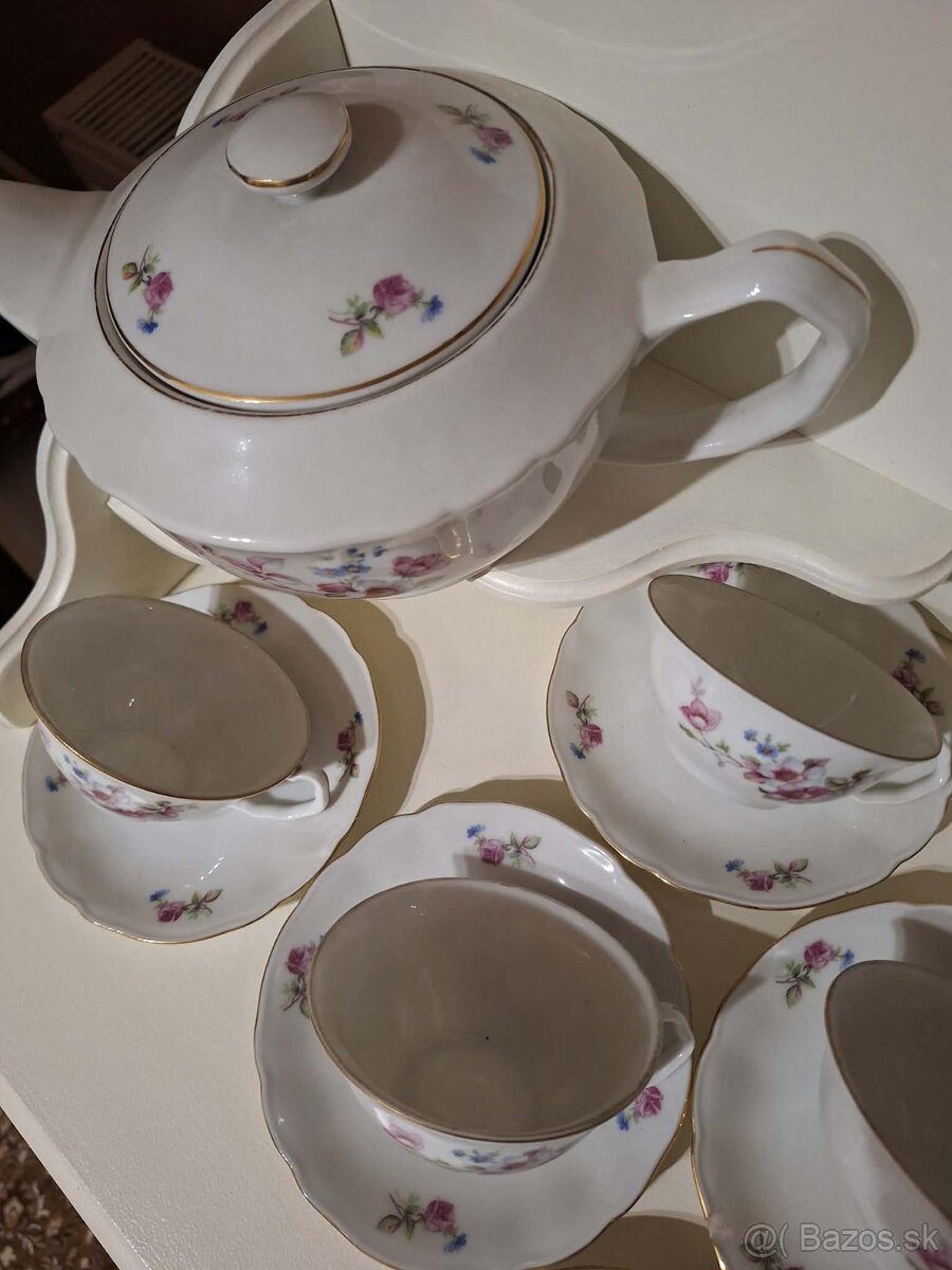 porcelánová čajová (kávová) súprava - 5