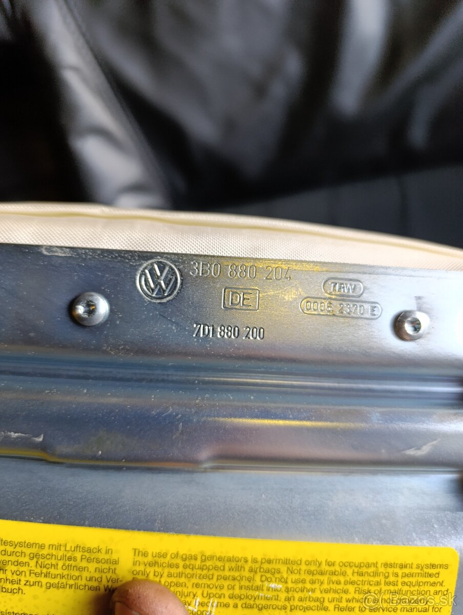 Airbag spolujazdca 3B0880204C - 5