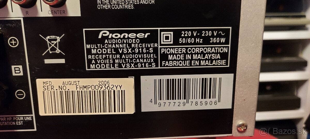 Predám receiver Pioneer, Grundig a JVC - 5