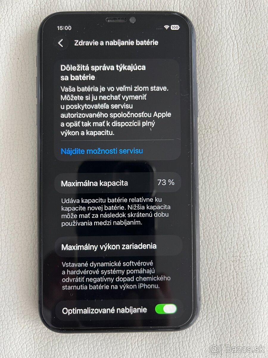 Predám Apple iPhone 11, Black, 128GB (MWM02CN/A) - 5