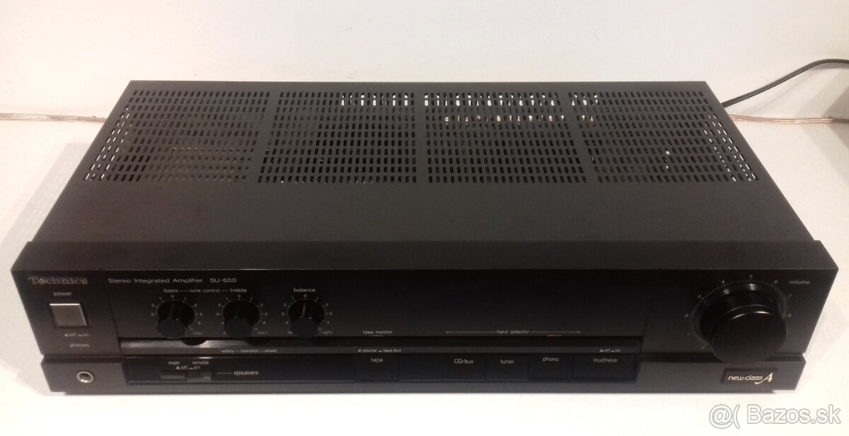 ClassA = 250W zosilnovac TECHNICS SU-600, vyroba Japan, AZ13 - 5
