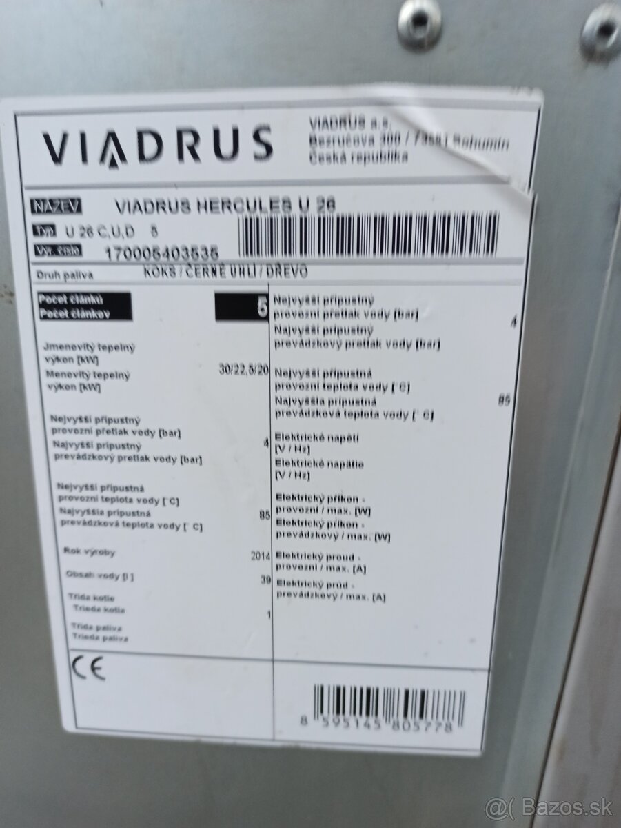 Predám kotol Viadrus - 5