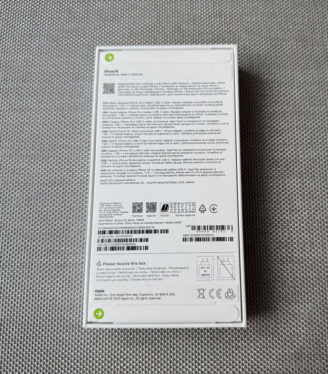 iPhone 16 128GB - NOVY - NEROZBALENY - 5