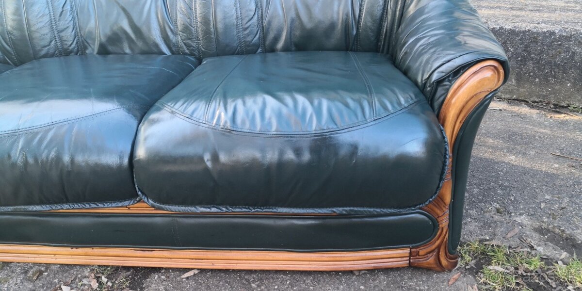 Kožená sedacia súprava(trojsedačka) - 5