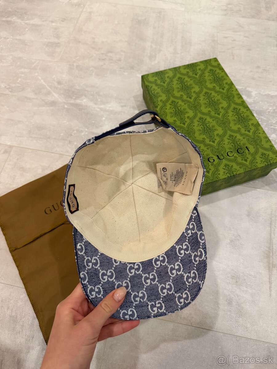 GUCCI modrá šiltovka - 5