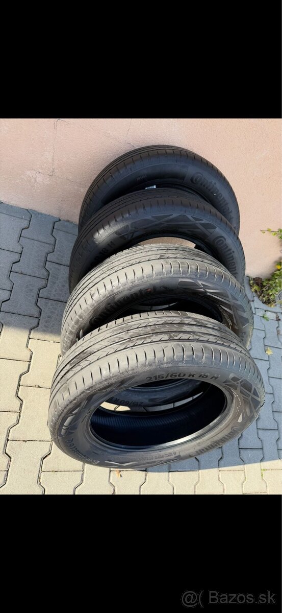 Nové letné Continental 215/60 R18 - 5