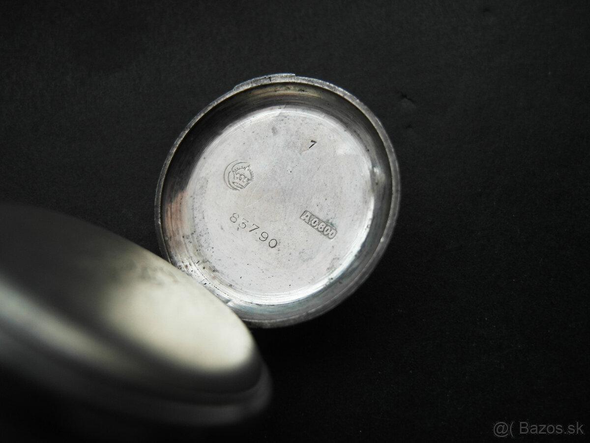 Vreckové hodinky dámske striebro - 5