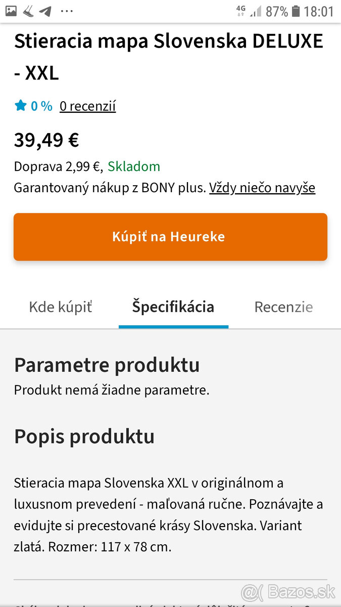 Stieracie mapy Slovenska XXL a DeLuxe - 5