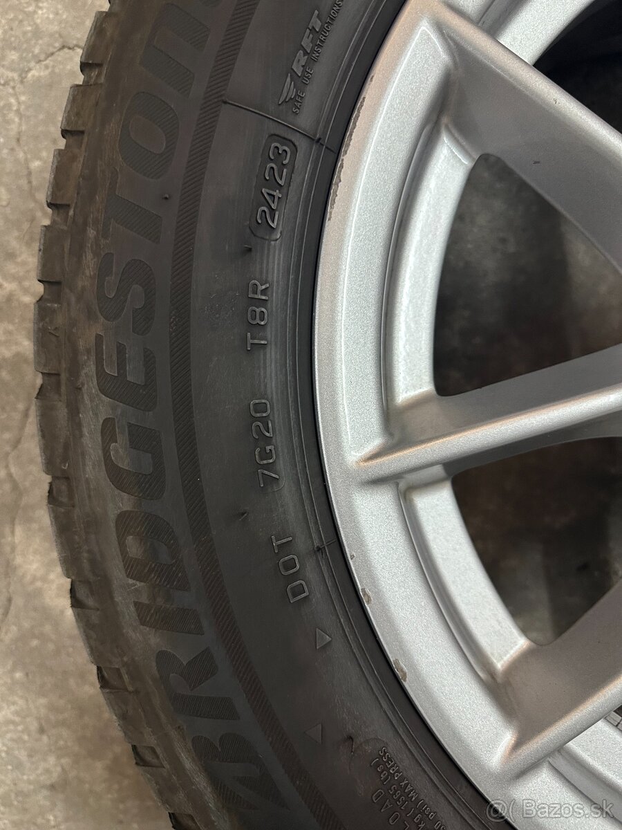 BMW R16 elektróny + 205/60 R16 pneu zimné - 5