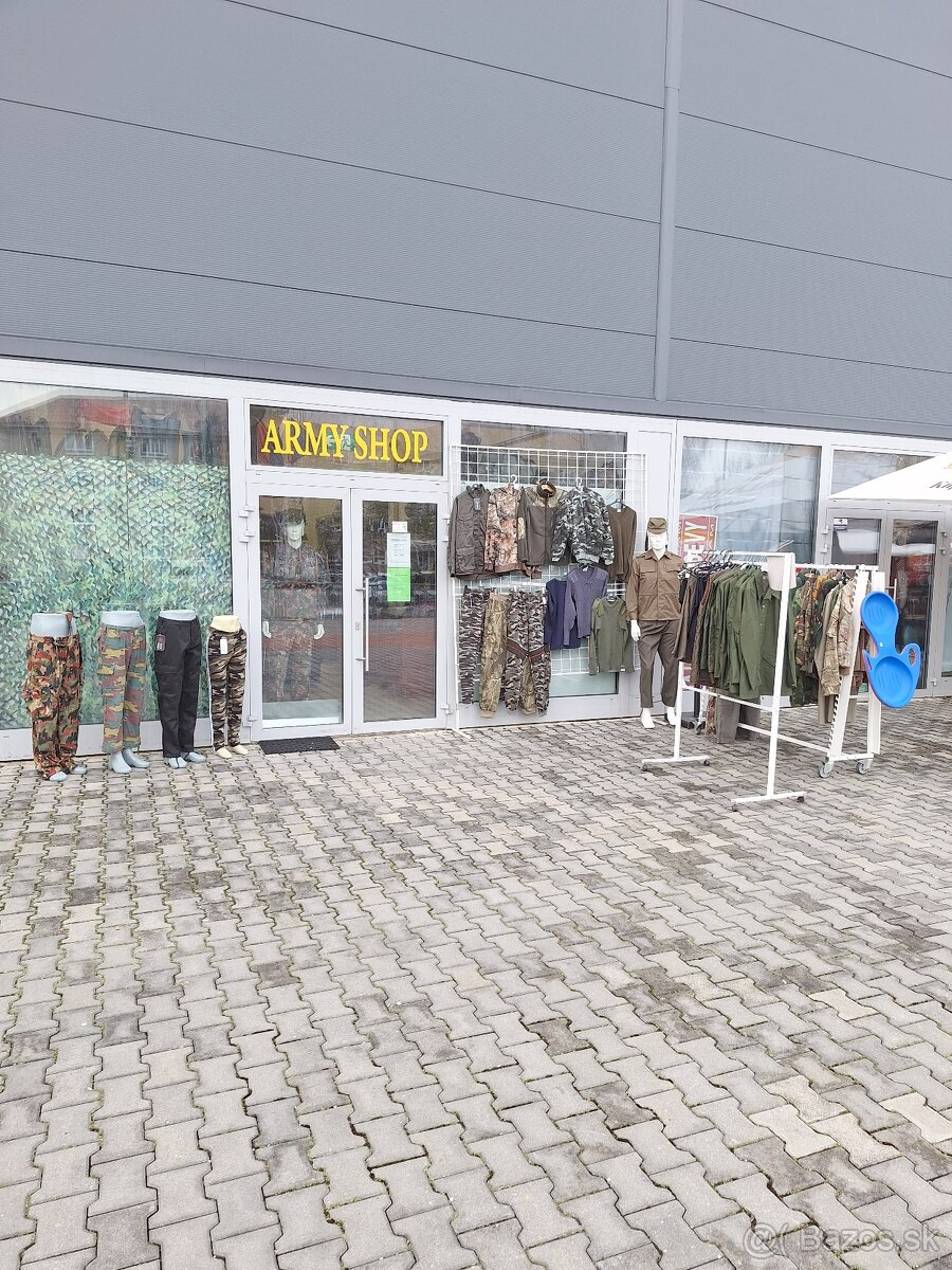 Odstúpim / predám prosperujúcu predajňu army shop v centre m - 5