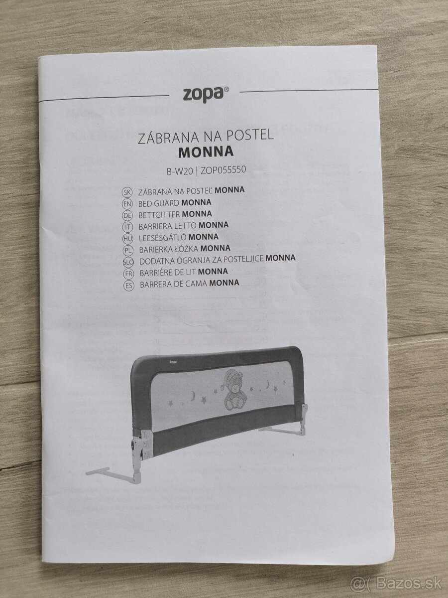 Nová ZOPA zábrana na posteľ - 5