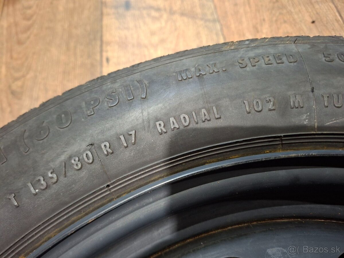 Rezervné koleso úzke BMW R17, 5x120 - 5