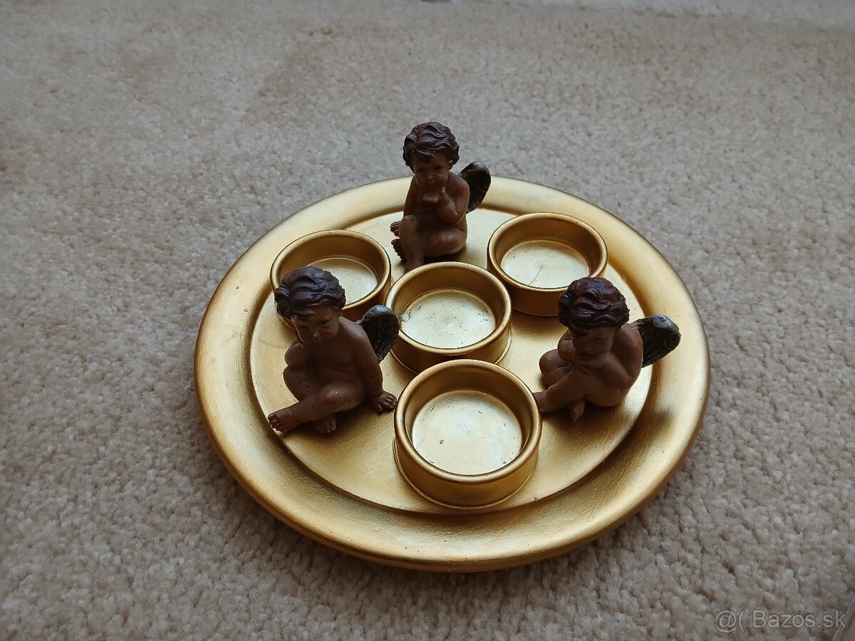 Adventný tanier s dekoráciou - 5