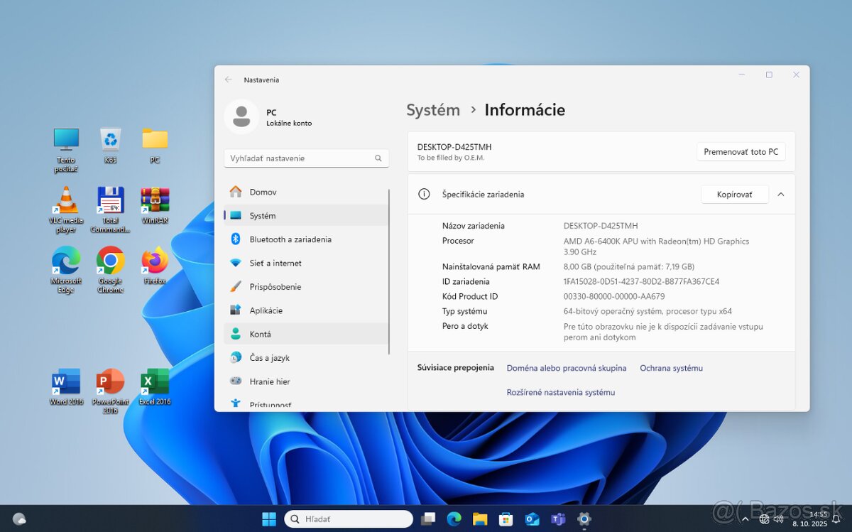 Počítač Logic s monitorom a príslušenstvom - 5