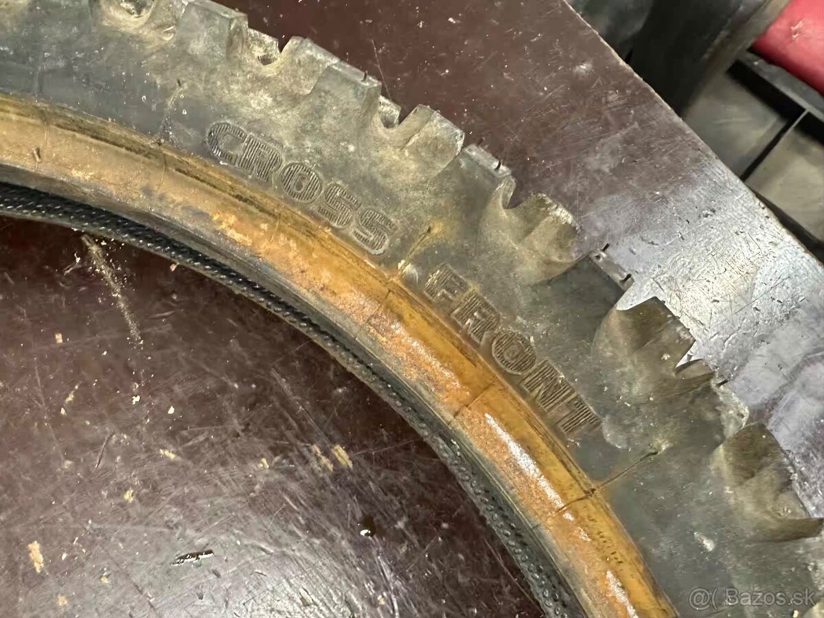 Zánovné crossové peumatiky MITAS 70/100-19 a 100/90-19 - 5