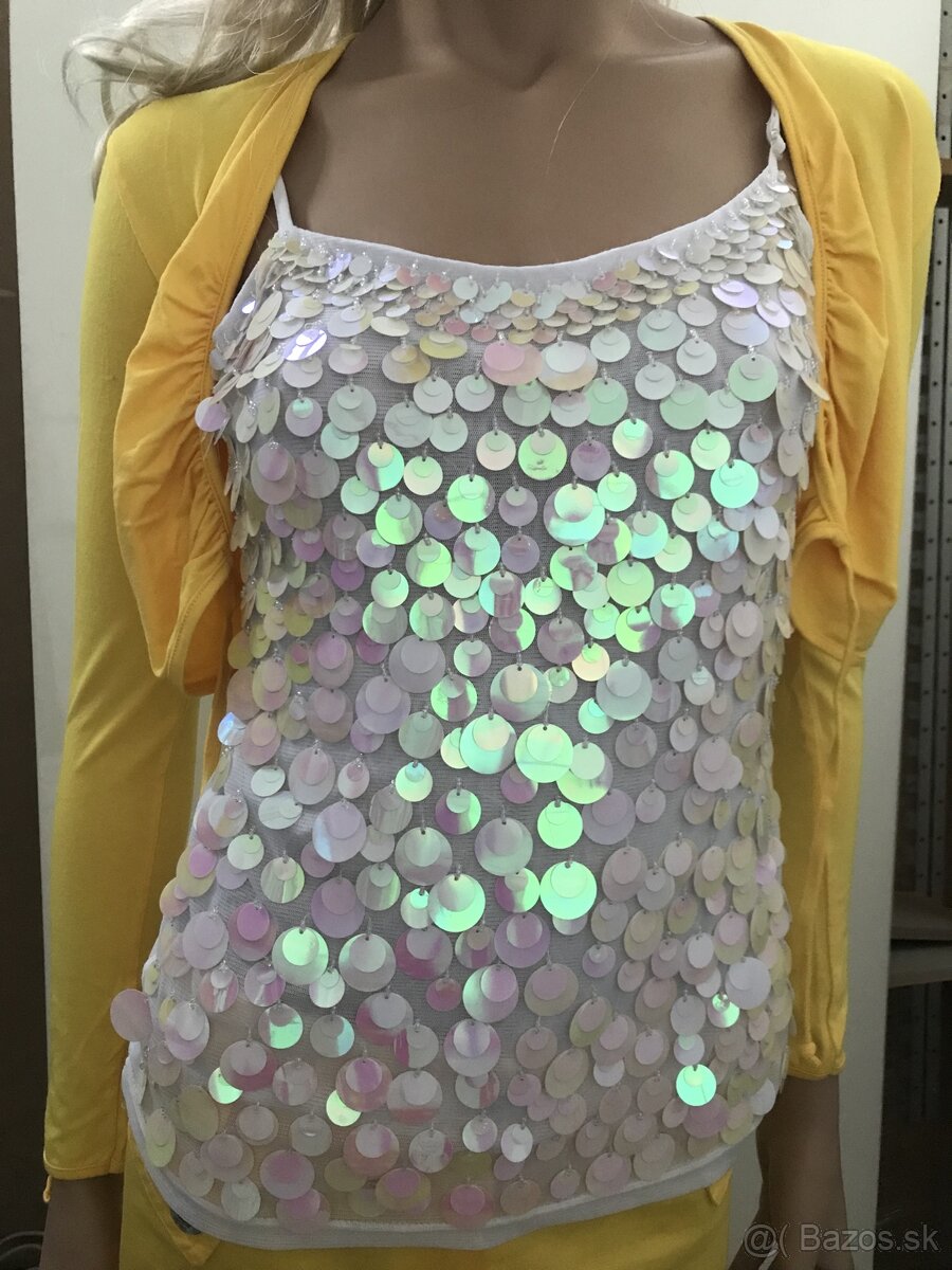 Oblečenie top + sukňa + bolerko - 5