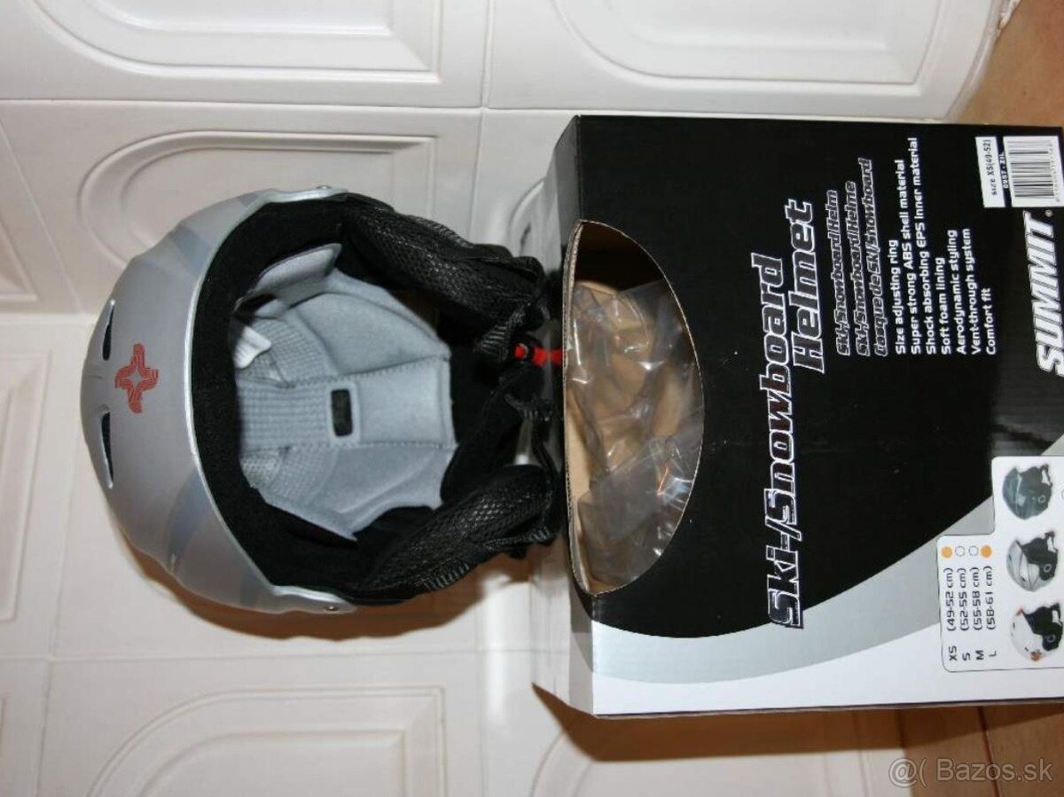 detská lyžiarska prilba SUMMIT 48 do 52 cm , nová - 5