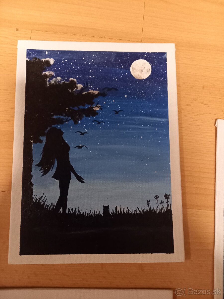 Maľovaný obraz na plátne - 5