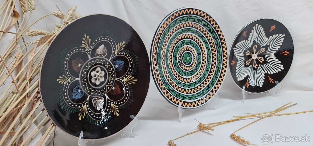 Závesné taniere Pozdišovská keramika 🌷 - 5