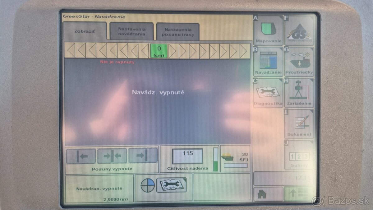 Navigácia John deere 2600 + SF3000 - 5