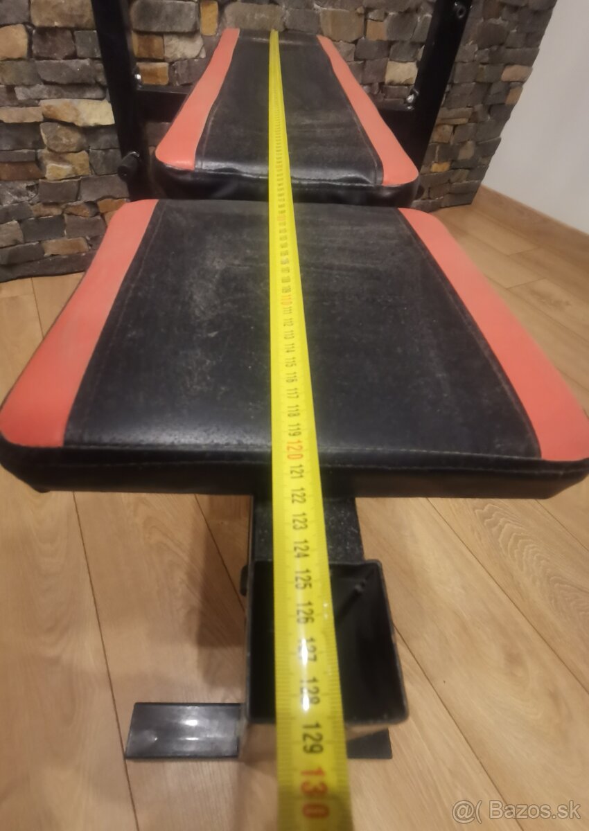Posilňovacia lavička na bench press polohovateľná - 5