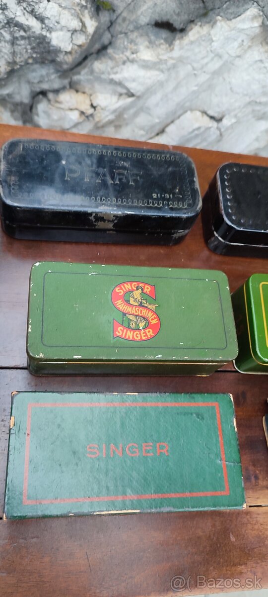 Plechové krabičky šijací stroj - 5